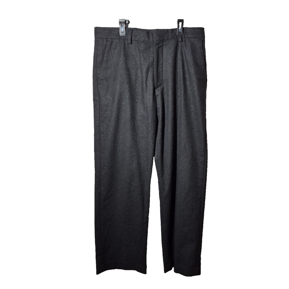Banana Republic Dawson Dress Pants Men 34x32 Charcoal Gray Straight Leg